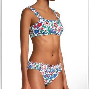 Tisbury Floral Smocked Bikini - XS